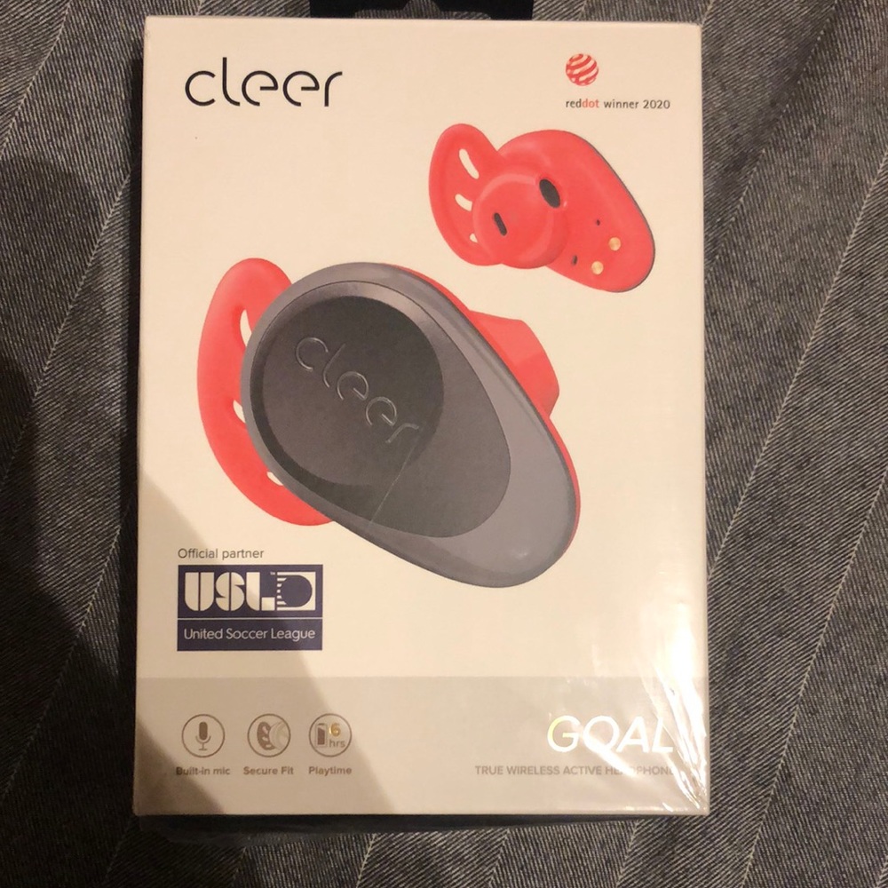 Cleer wireless headphones